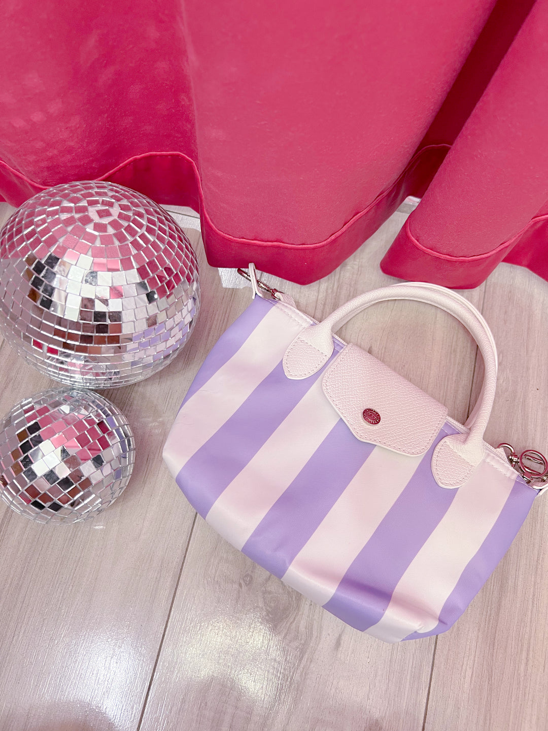 Riley Striped Crossbody Bag