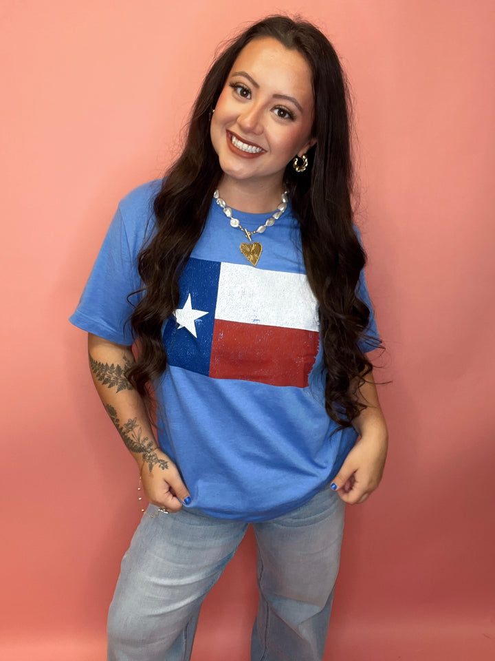 Vintage Texas Flag Graphic Tee