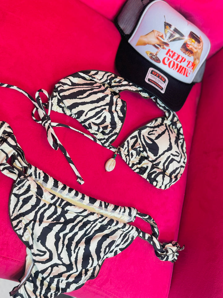 Wave Day Zebra Bikini