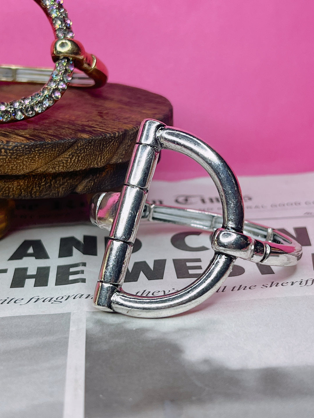 Hannah Horse Bit Stretch Bracelet
