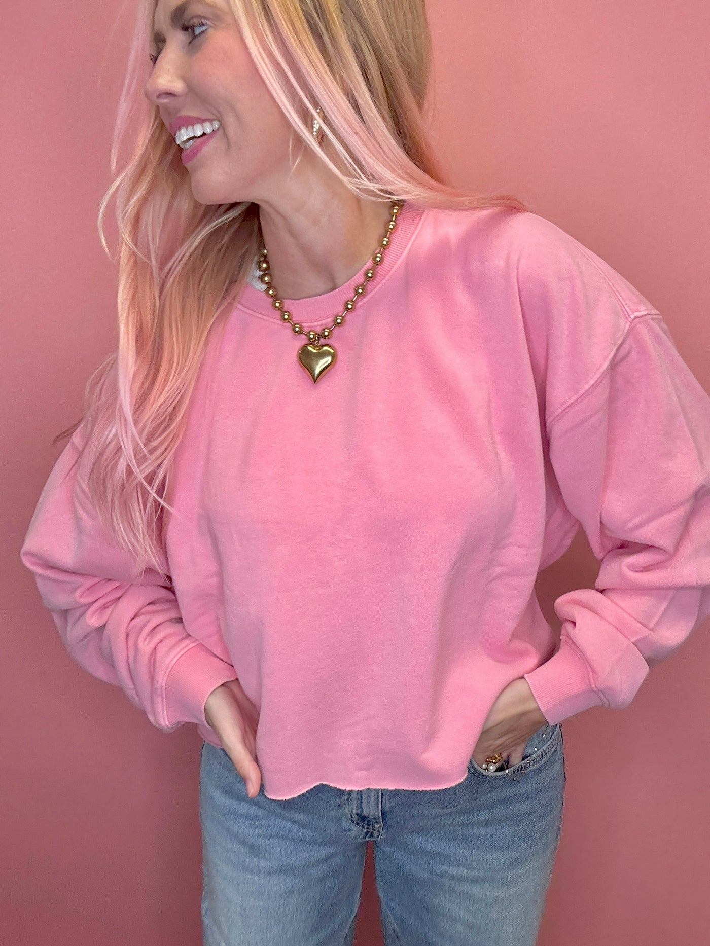The Brooke Cropped Crewneck