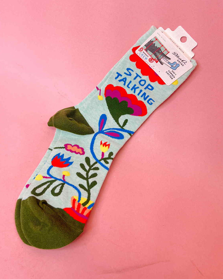 Stop Talking Crew Socks