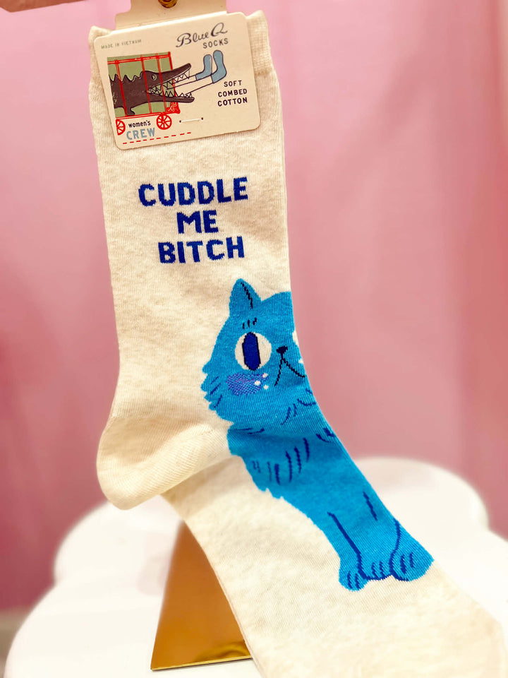 Cuddle Me Bitch Crew Socks