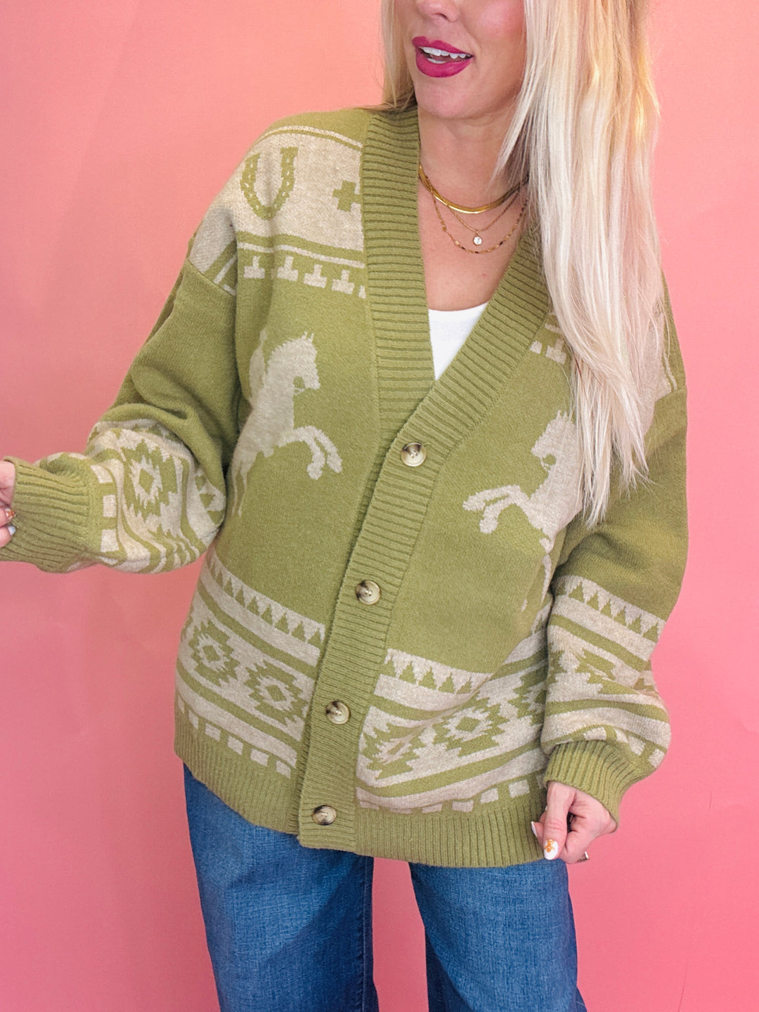 The Evelyn Western Cardigan