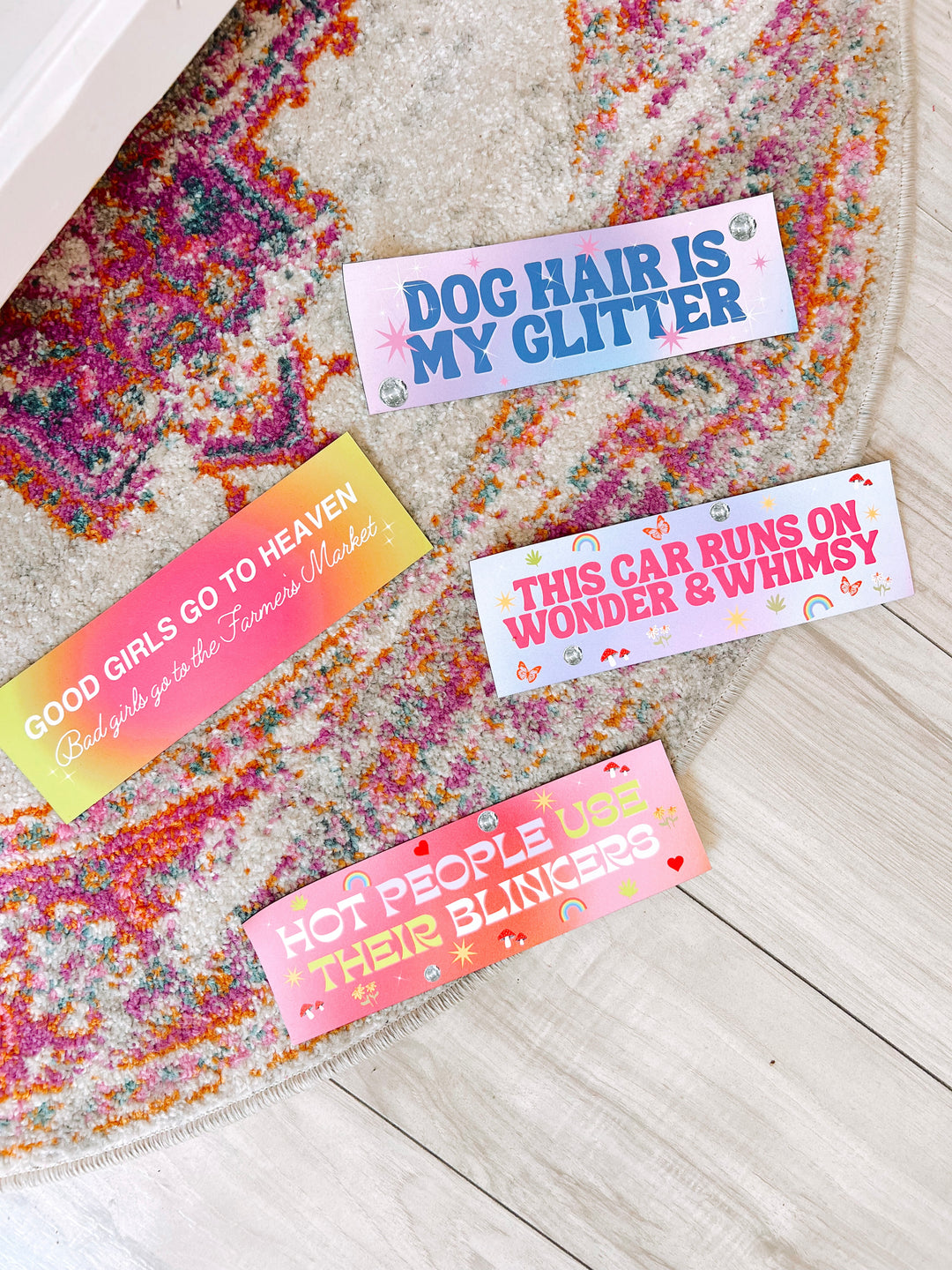 Bad Girls Go To The Farmer's Market Bumper Magnet