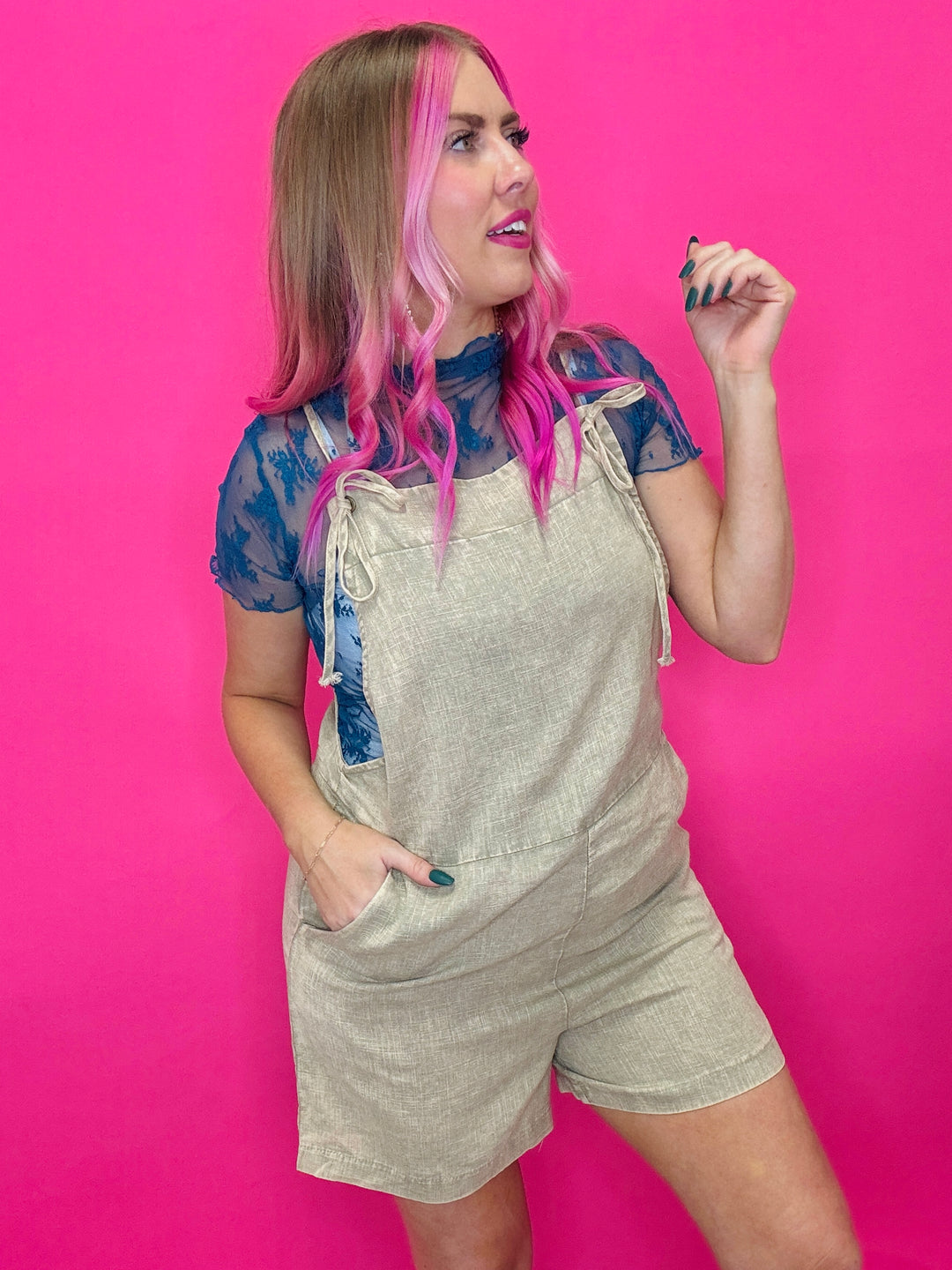 The Sam Linen Romper