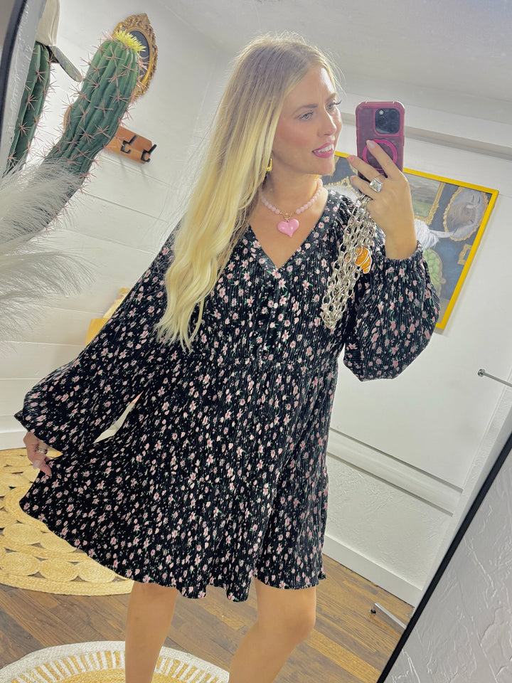 She's Everything Floral Babydoll Dress