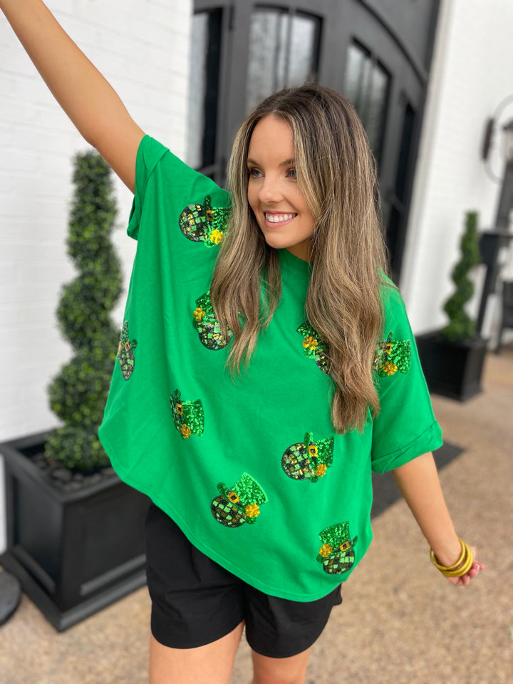 Lucky Disco Ball Sequin Top