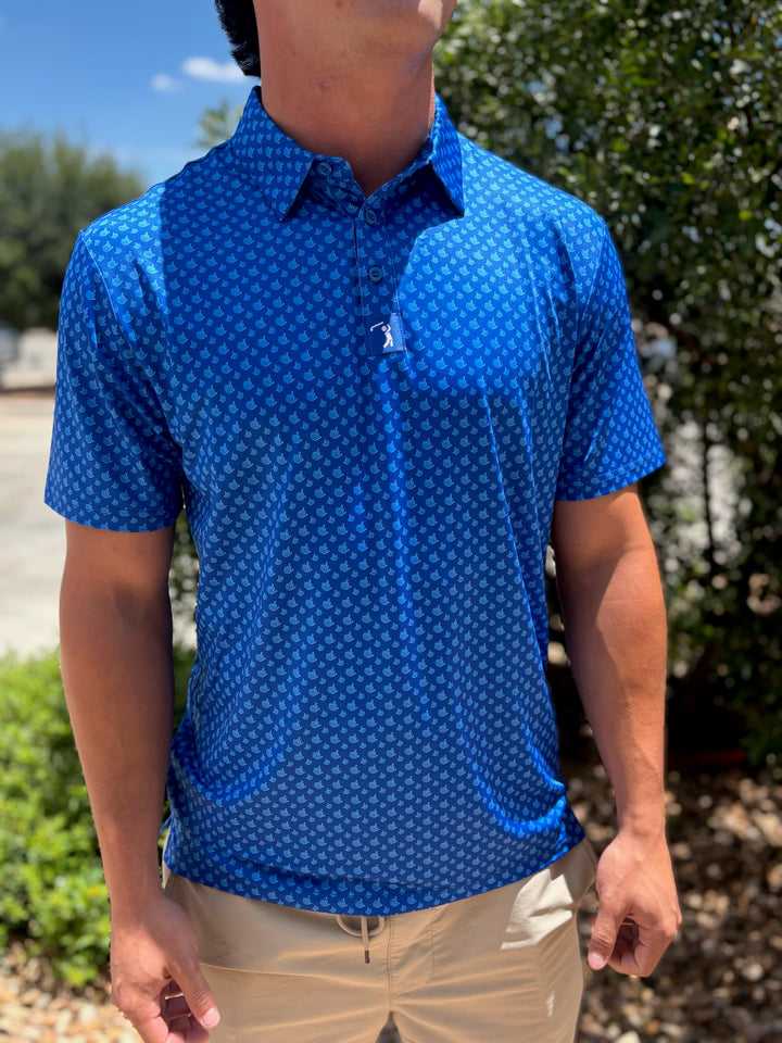 Birdie Finger Blue Jay Polo