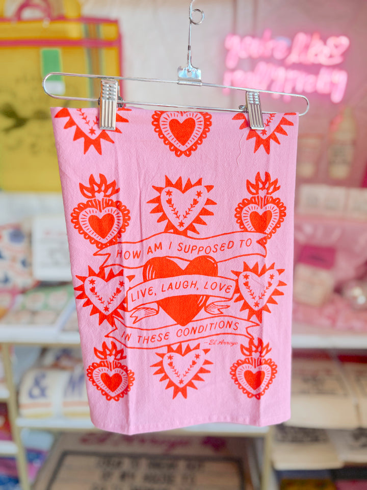 Live, Laugh, Love Kitchen Towel