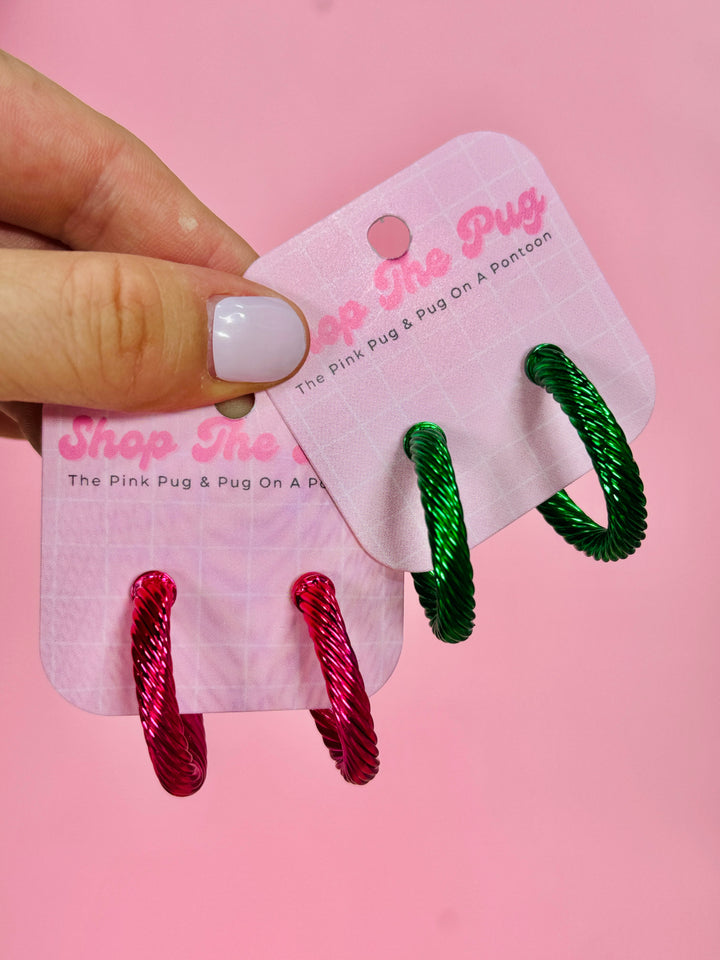 Twist It Up Hoop Earrings