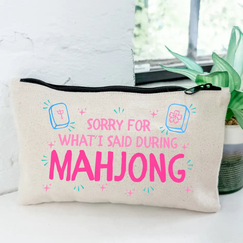 Sorry For What I Said Mahjong Bag