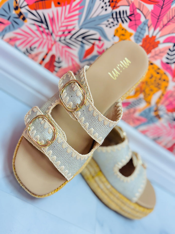 Heidi Boho Babe Platform Slides