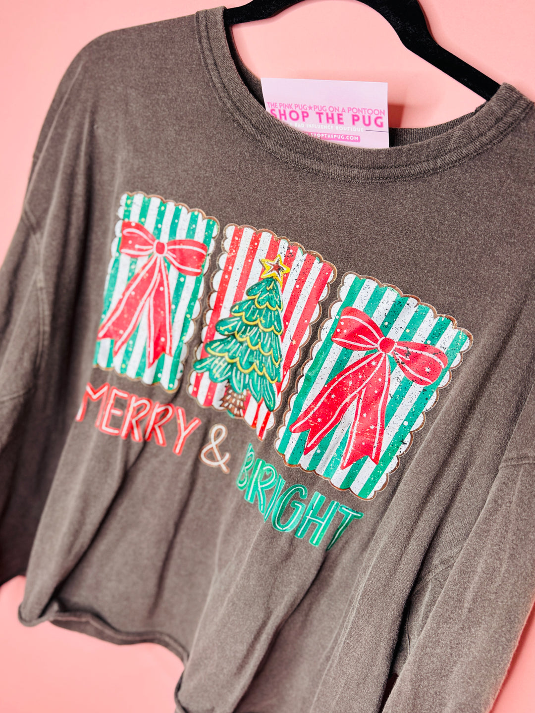 Merry & Bright Long Sleeve Top