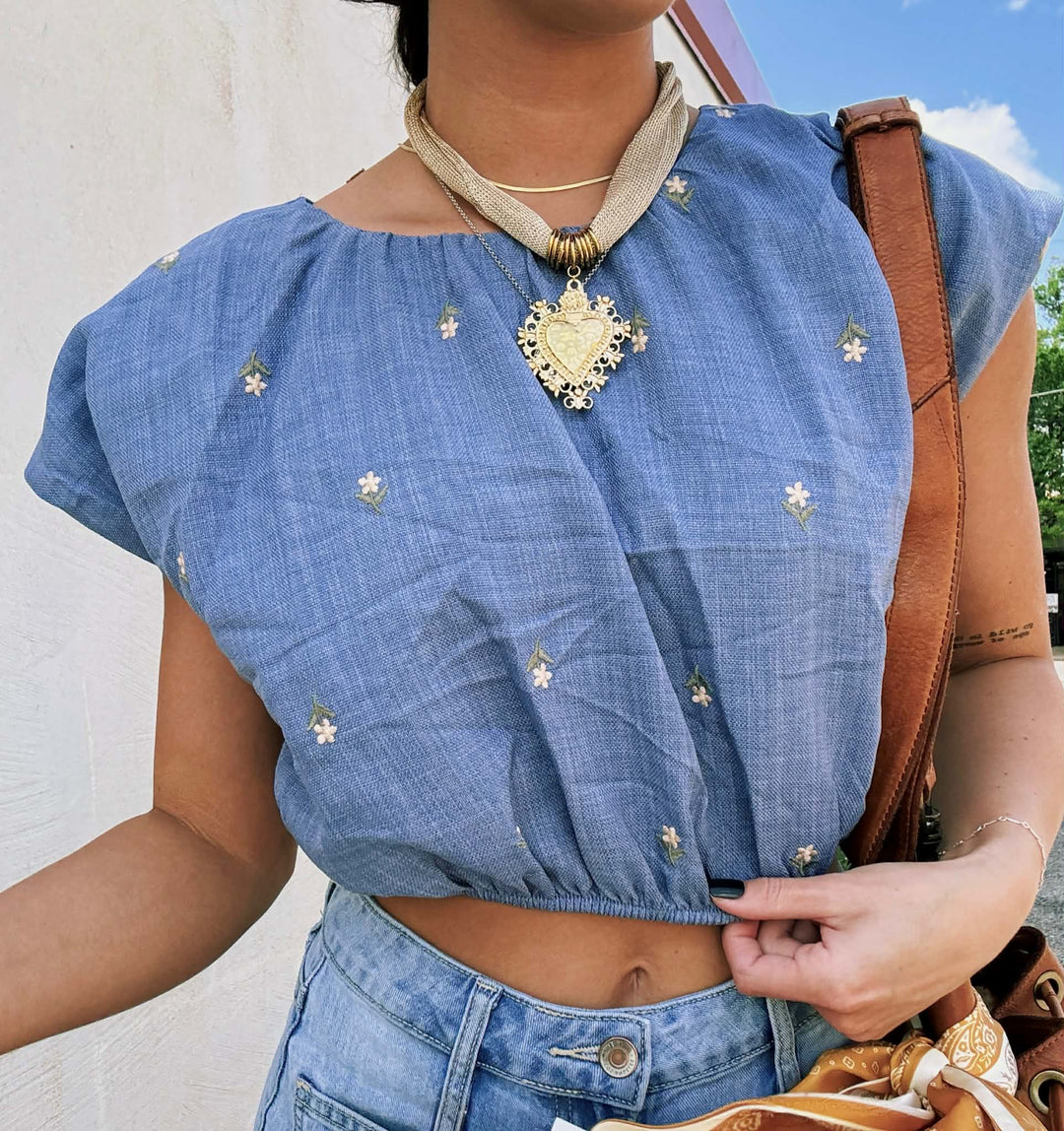 The Bloom & Bounce Cropped Top