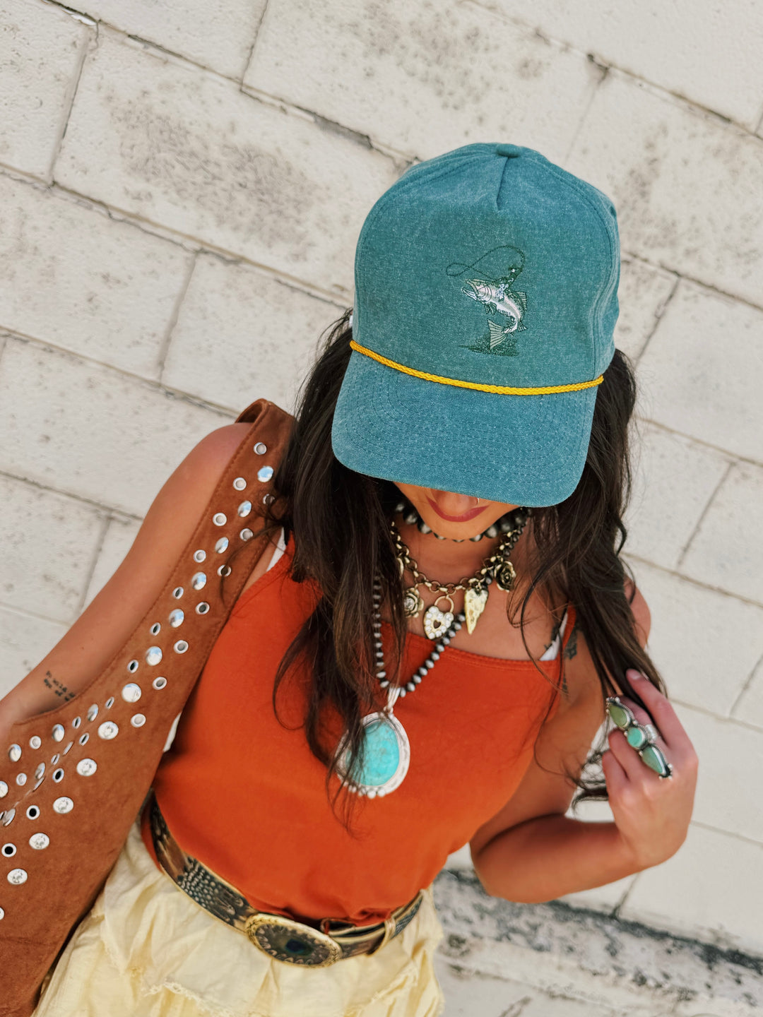 Riley Teardrop Turquoise Necklace