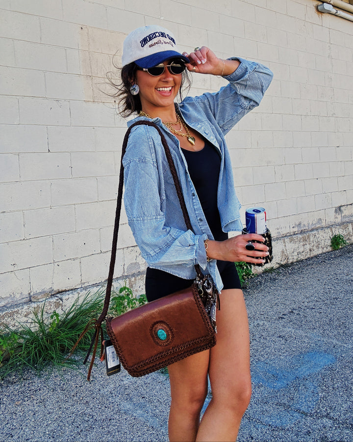 Blue Skies & Backroads Chambray Shirt