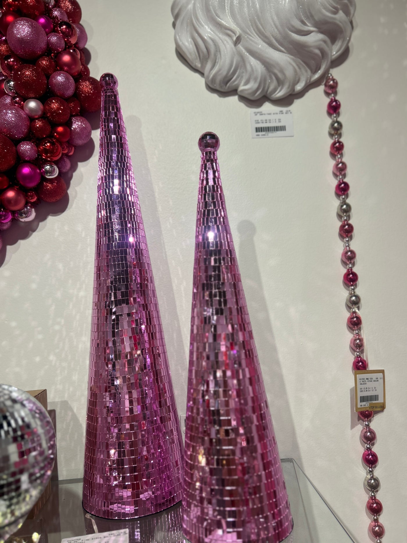 Small Disco Ball Cone Tree