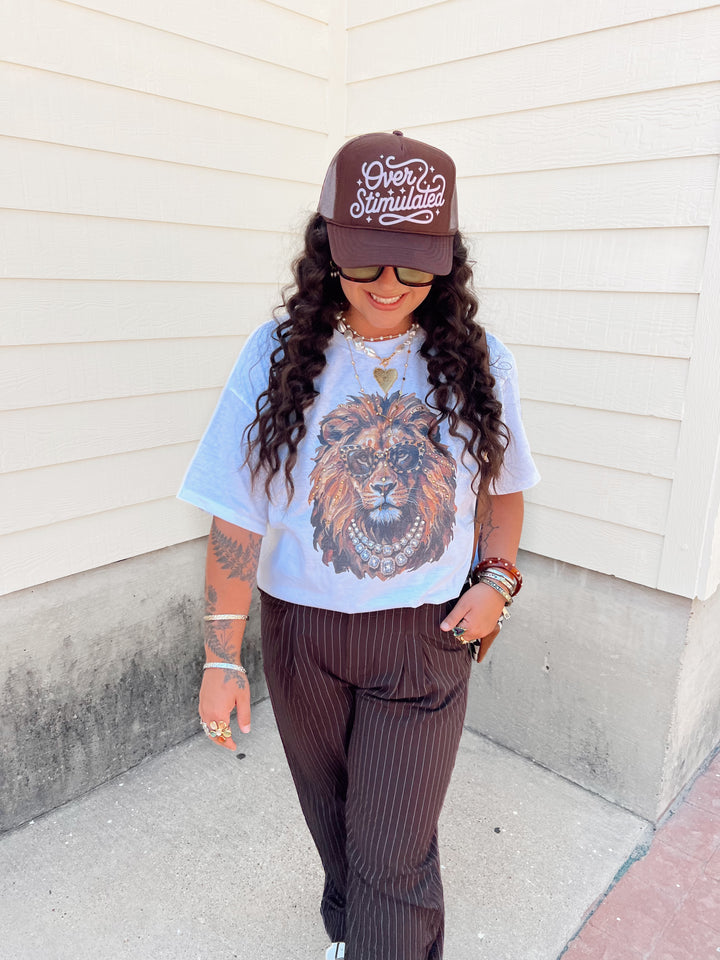 Roar & Radiance Lion Rhinestone Tee