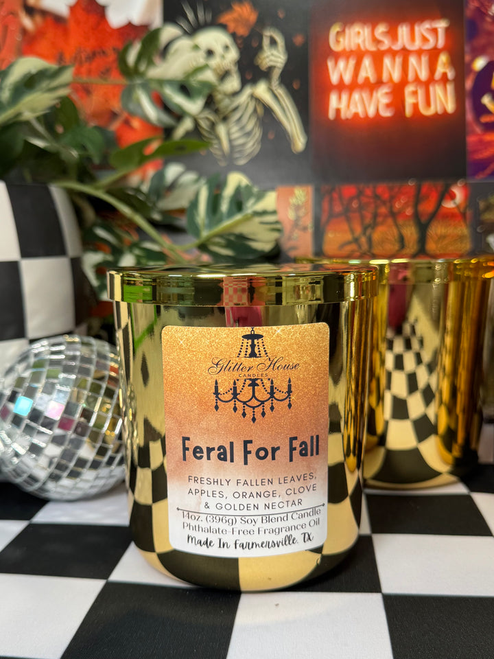 Glitter House Candles Gold 14oz Candle