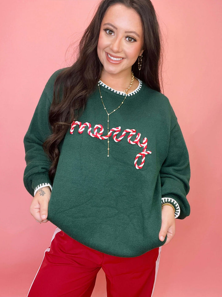The Merry Embroidered Sweater