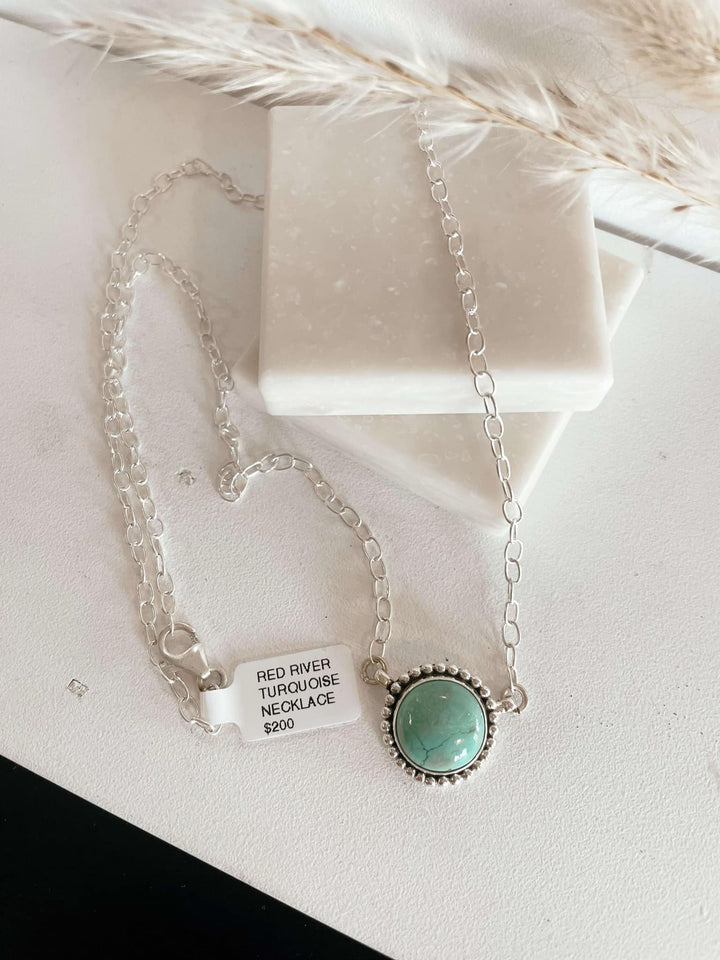 Red River Turquoise Necklace #124