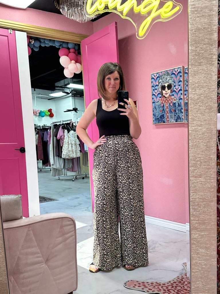 The Laney Mocha Leopard Pants