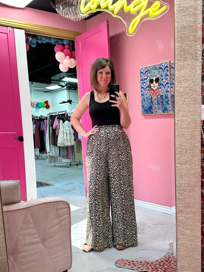 The Laney Mocha Leopard Pants