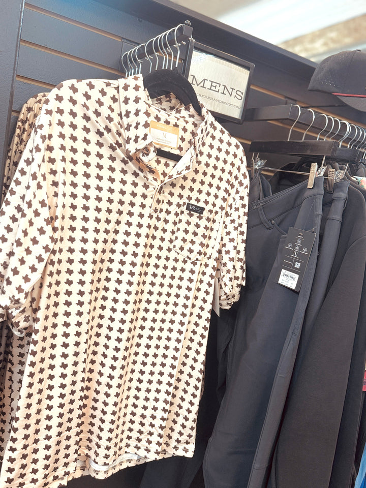 The Ironwood Tan Texas Polo