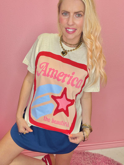 America The Beautiful Graphic Tee