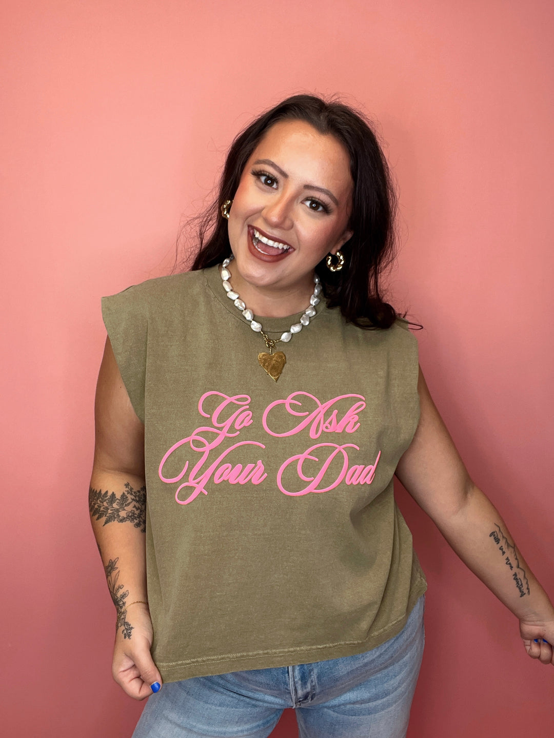 Go Ask Your Dad Muscle Tee