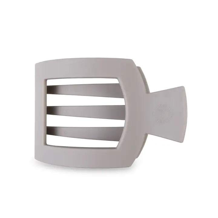 Silver Flames Flat Hair Clip