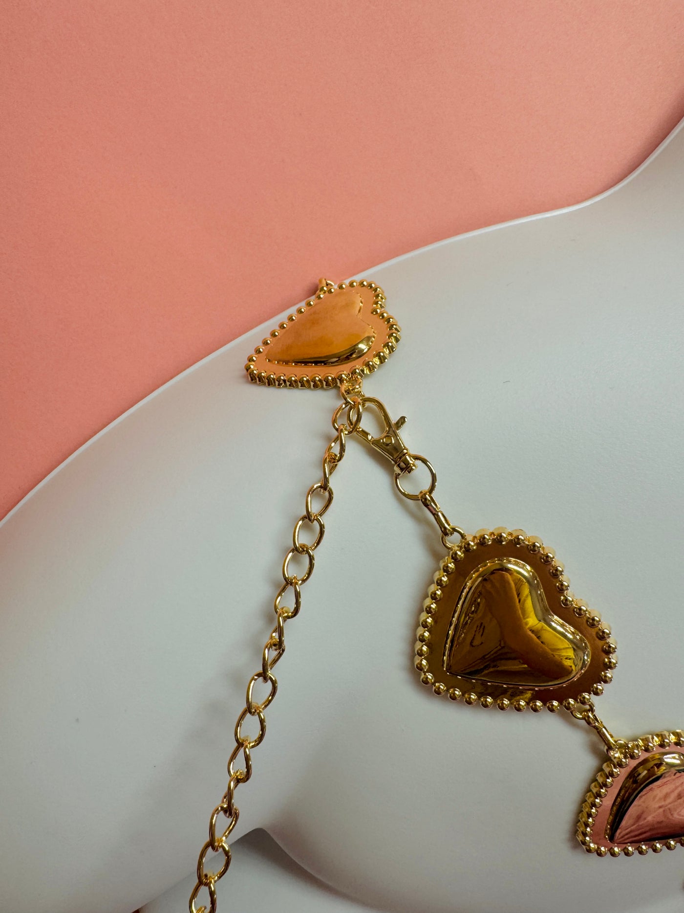 Linked In Love Chain Belt