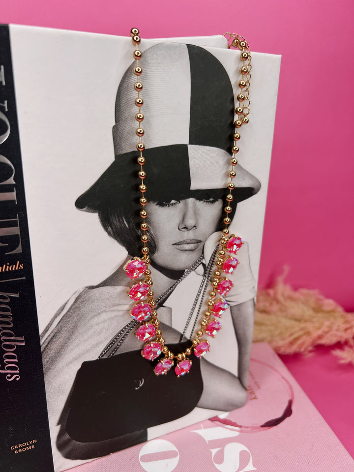 Make a Statement Gemstone Necklace