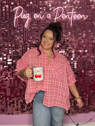 The Emilie Plaid Top