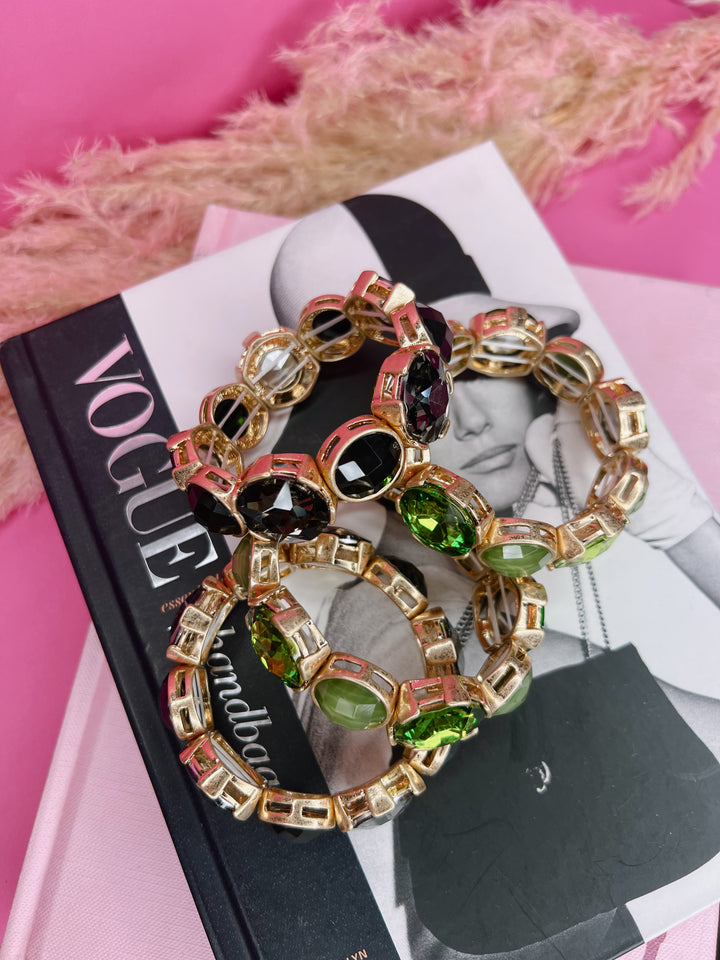 Mel Iridescent Gemstone Bracelet