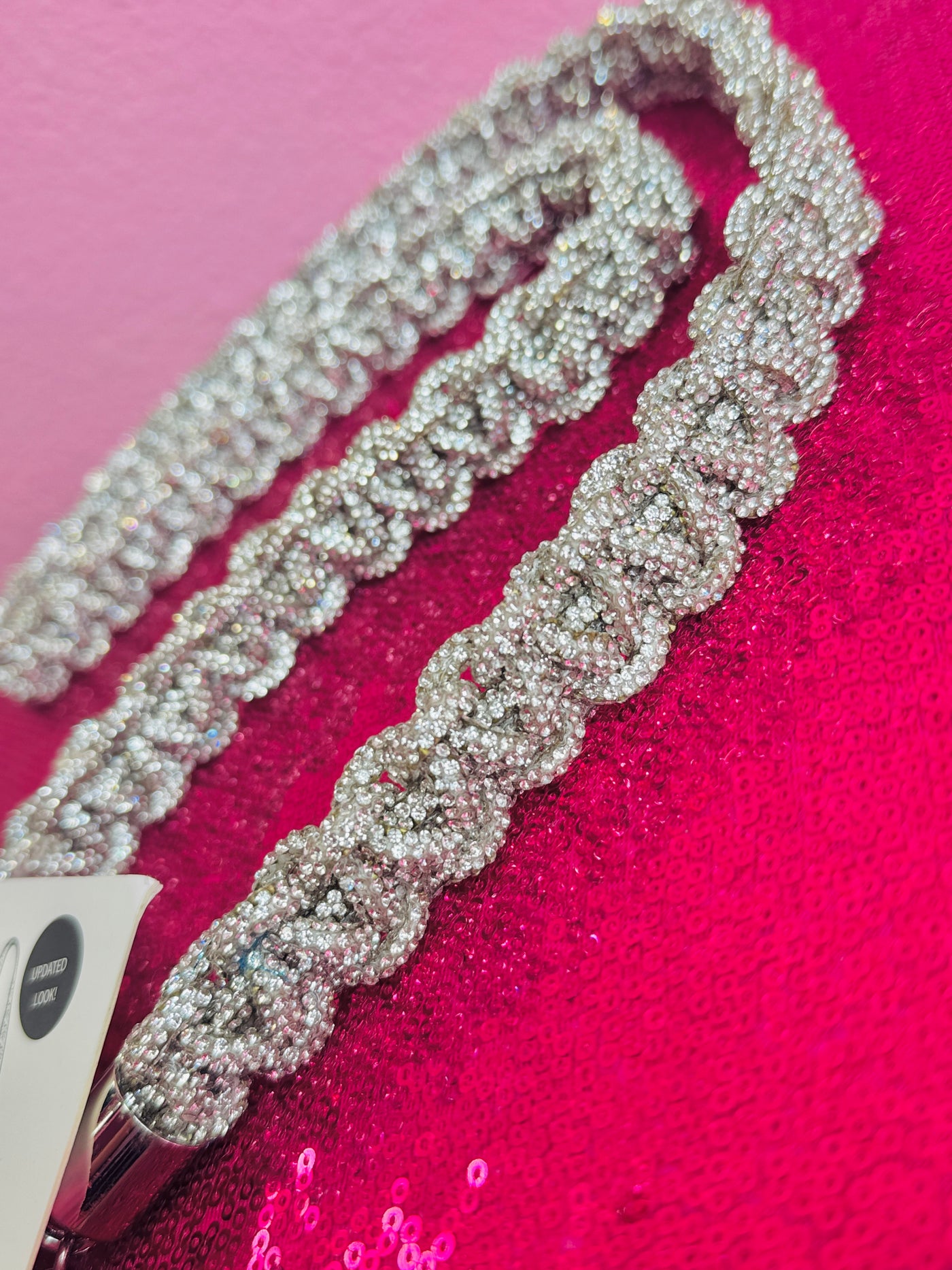 Dazzling Dreams Crystal Rhinestone Bag Shoulder Strap