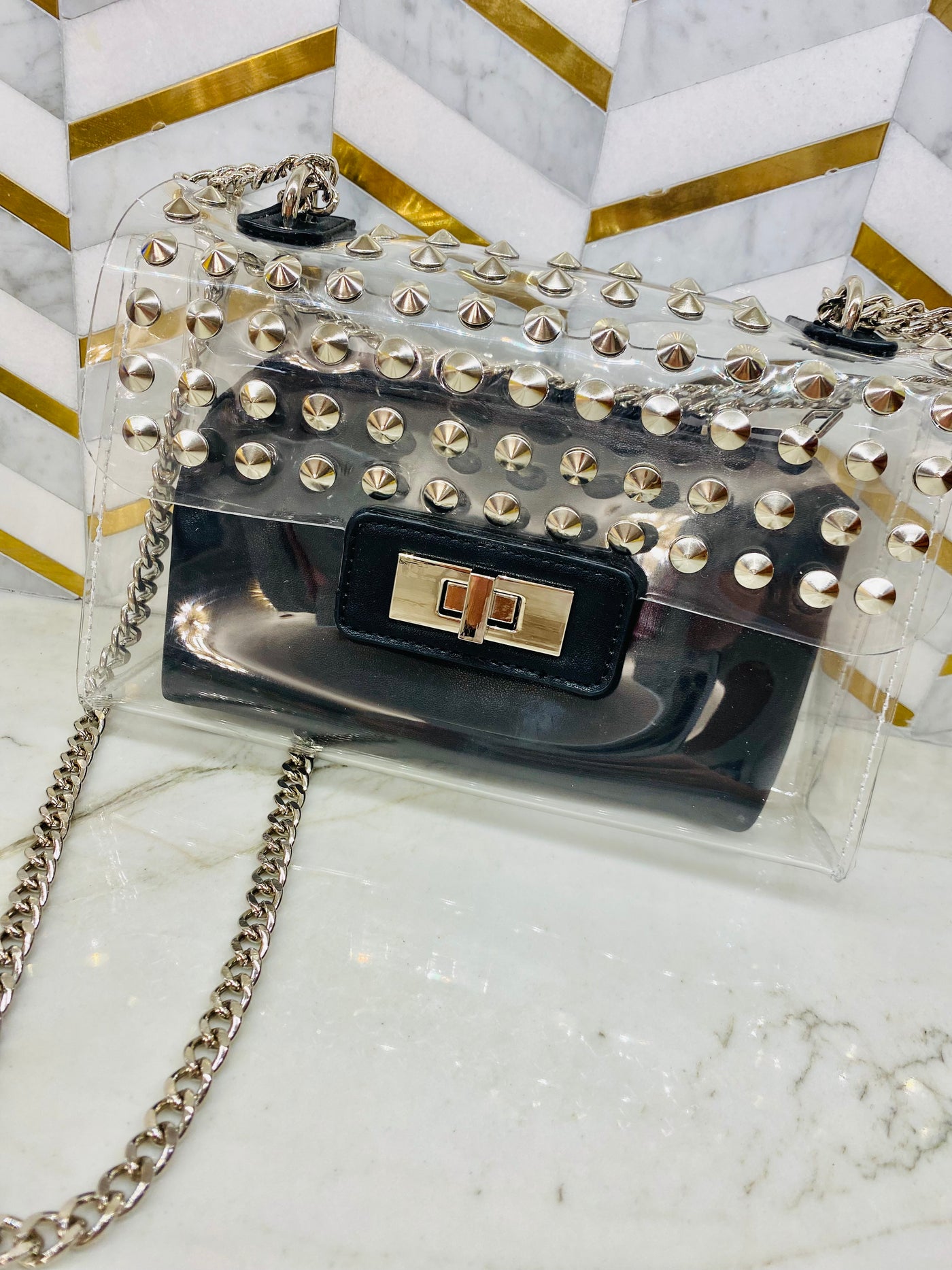 Stud Clear Gameday Purse