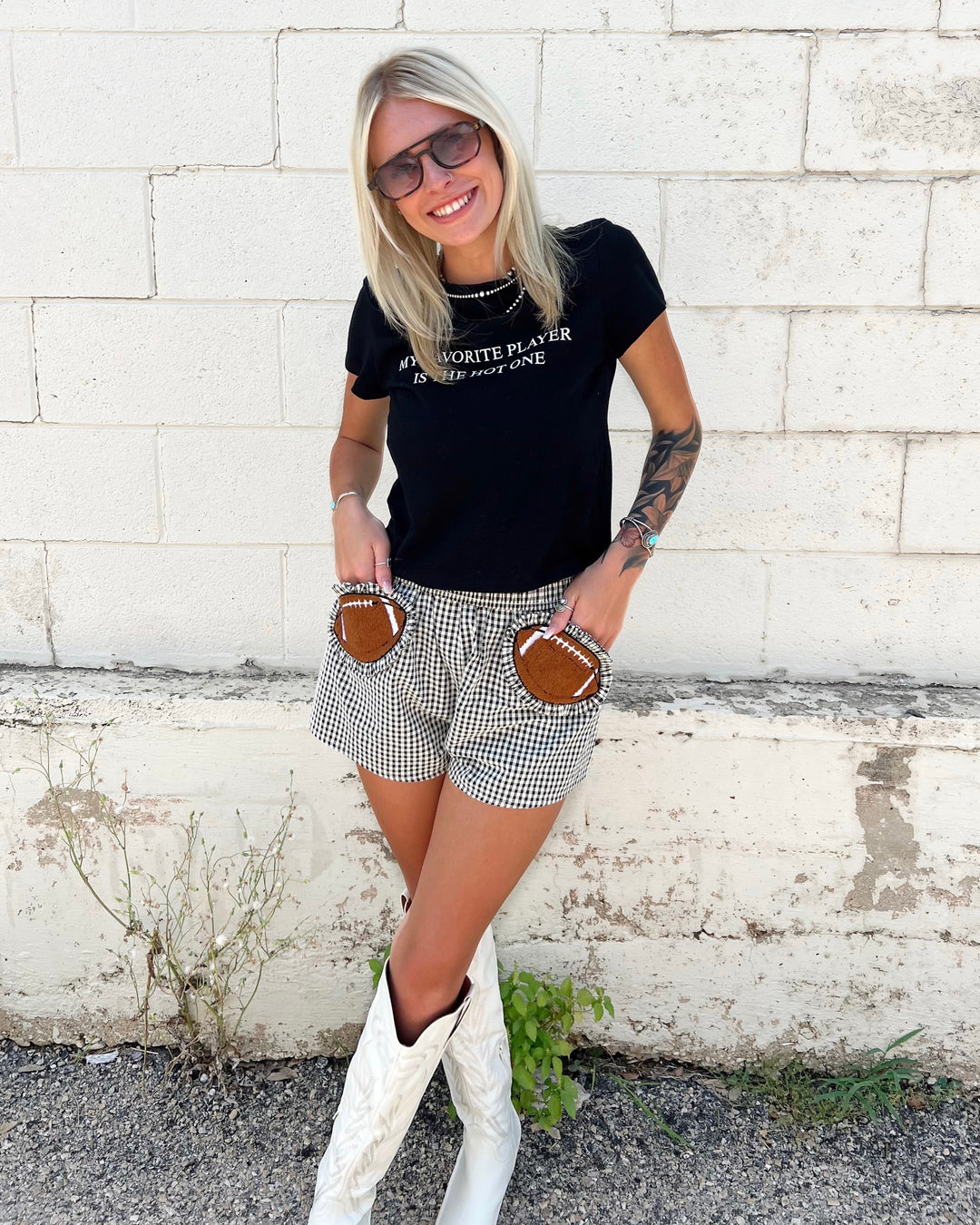 Friday Night Frills Football Shorts