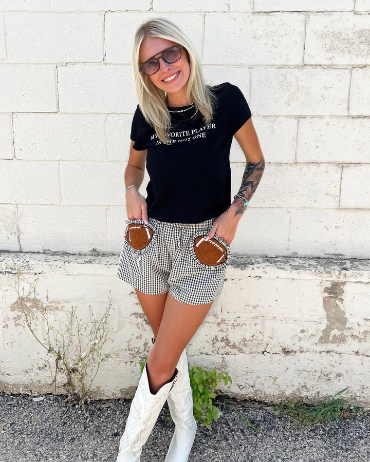 Friday Night Frills Football Shorts