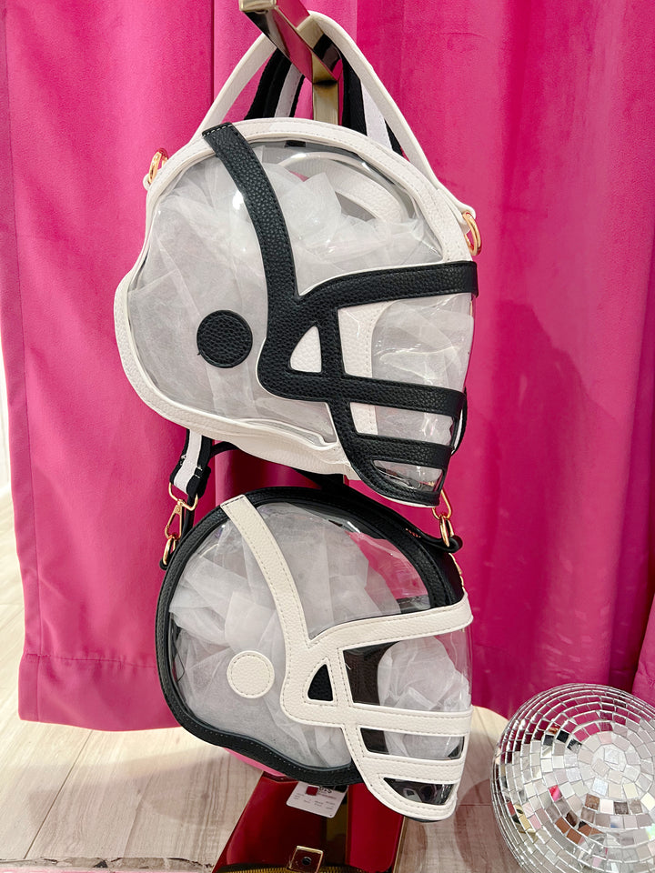 Clear Football Helmet Crossbody Bag