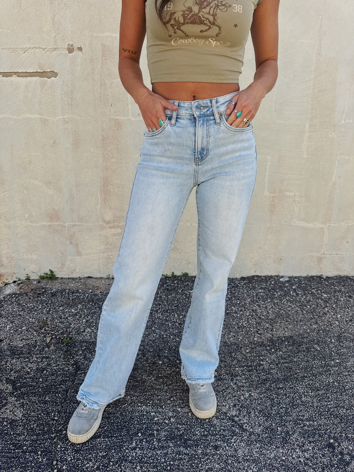 The Delilah Downtown Wide Leg Jeans