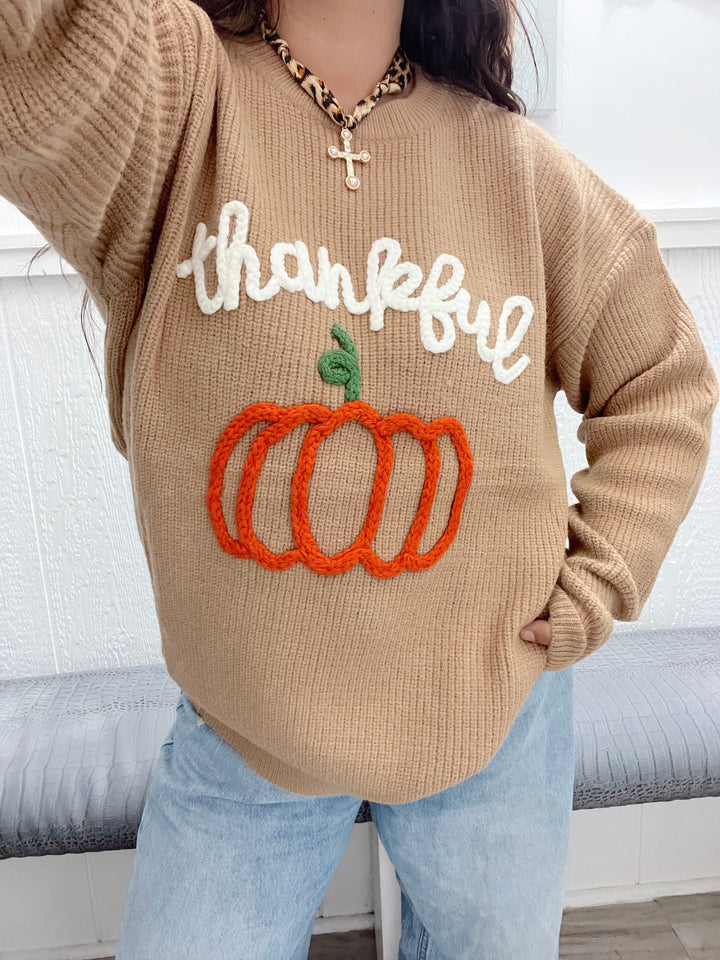 Thankful Pumpkin Sweater