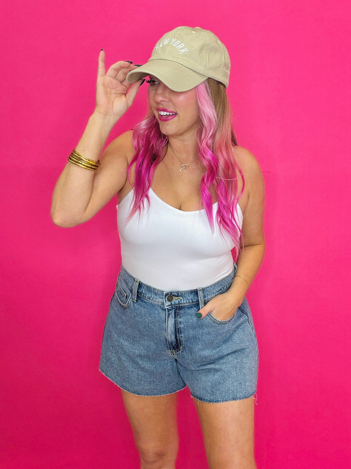 Flare Bell Denim Shorts