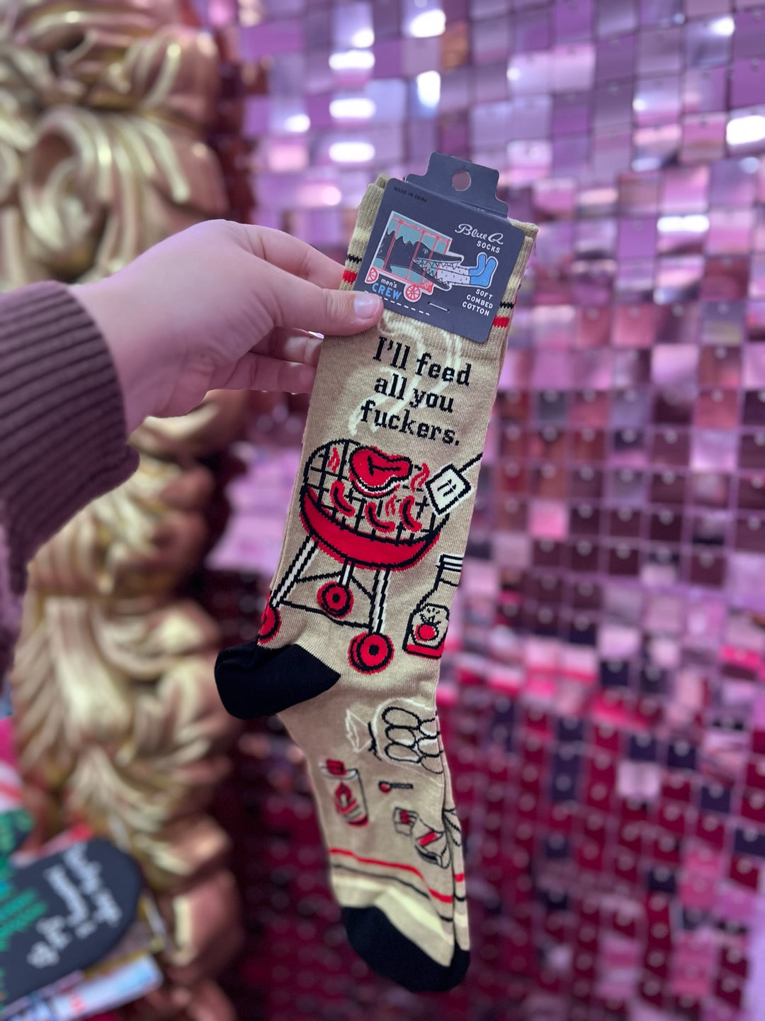 I'll Feed You Fuckers Men's Socks