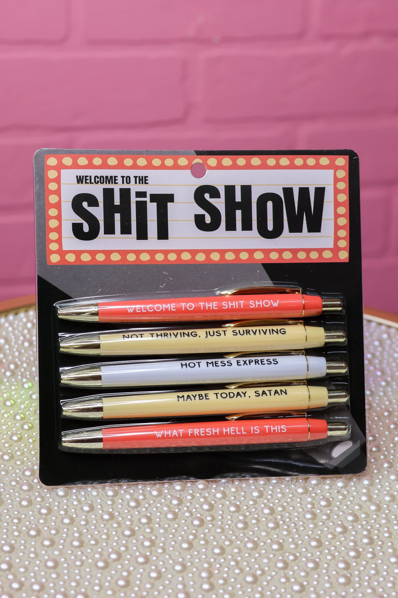 Welcome to the Shit Show Pen Set