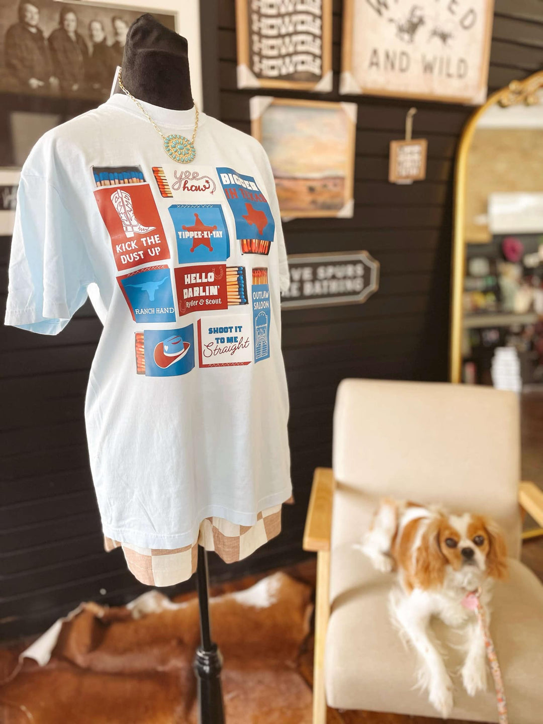 Kick The Dust Up Match Box Tee
