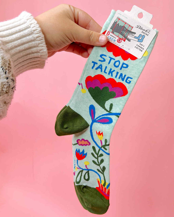 Stop Talking Crew Socks