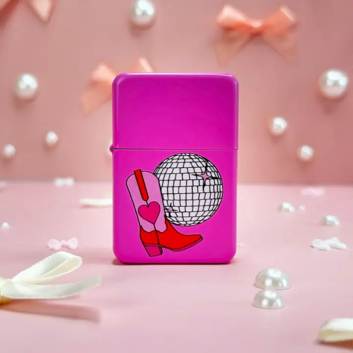 Disco Cowgirl Refillable Lighter