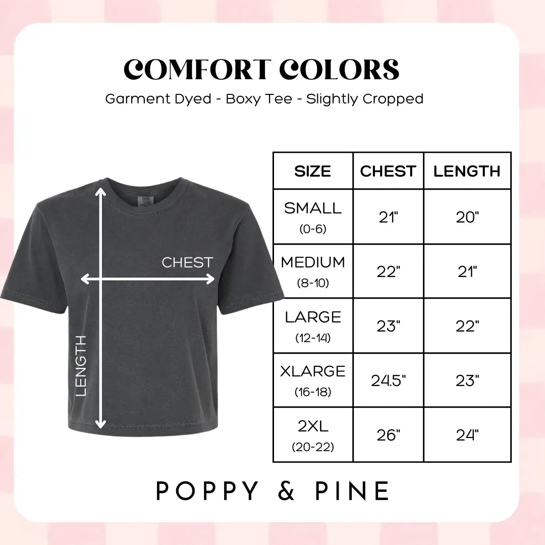 Literally Born To Dilly Dally Crop Tee